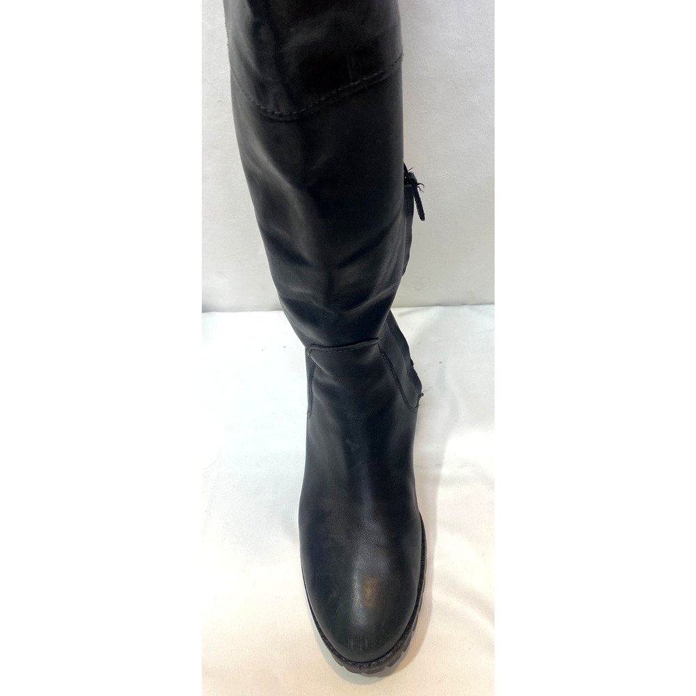 Cole Haan Women's Knee High Black Leather Riding Boots 7B - Picture 13 of 13